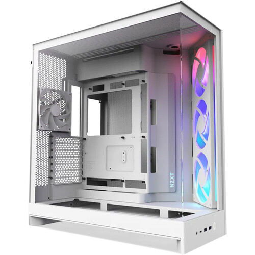 NZXT H9 Flow RGB Mid-Tower Case (White)