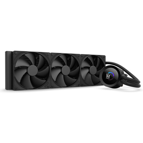 NZXT Kraken Plus 360 AIO Liquid CPU Cooler (Black)