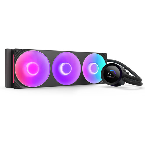 NZXT Kraken Plus 360 RGB AIO Liquid CPU Cooler (Black)