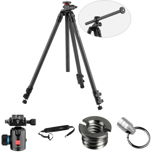 Oben CC-2361L Carbon Fiber Lateral Tripod with BE-126T Ball Head Kit
