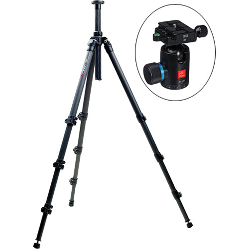 Oben CC-2461 Carbon Fiber Tripod with BE-126T Ball Head Kit