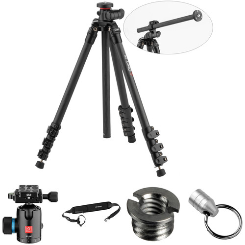 Oben CC-2461L Carbon Fiber Lateral Tripod with BE-126T Ball Head