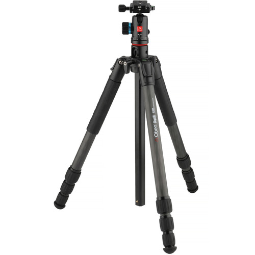 Oben Skysill CFT-6194L 4-Section Carbon Fiber Tripod with 90° Lateral Center Column and BE-117 Dual-Action Ball Head