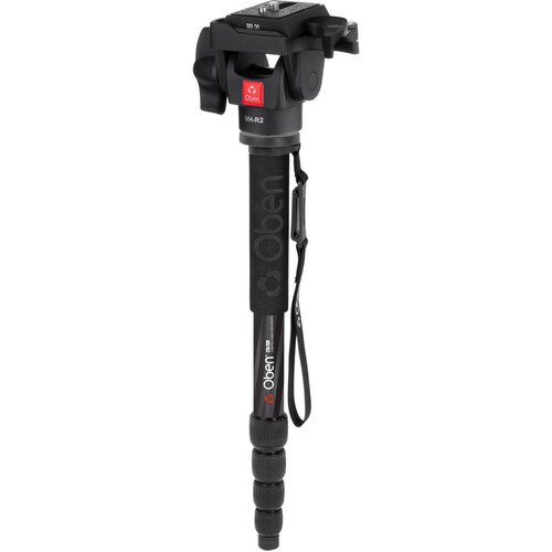 Oben CTM-2500 Carbon Fiber Monopod with VH-R2 Tilt Head Kit
