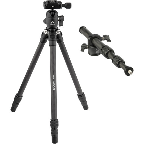 Oben CTT-1000L Carbon Fiber Tabletop Tripod with Lateral Adapter Kit (Long)
