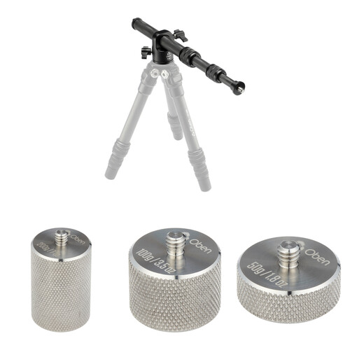 Oben Lateral Adapter for Tabletop Tripods with Counterweights Kit