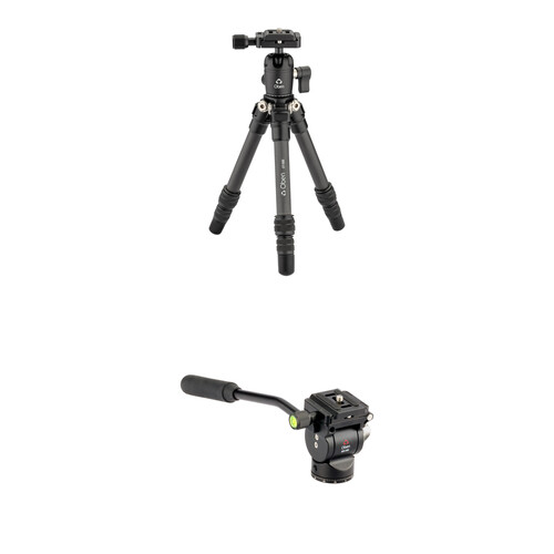 Oben Mini Video Head + Carbon Fiber Tabletop Tripod Kit