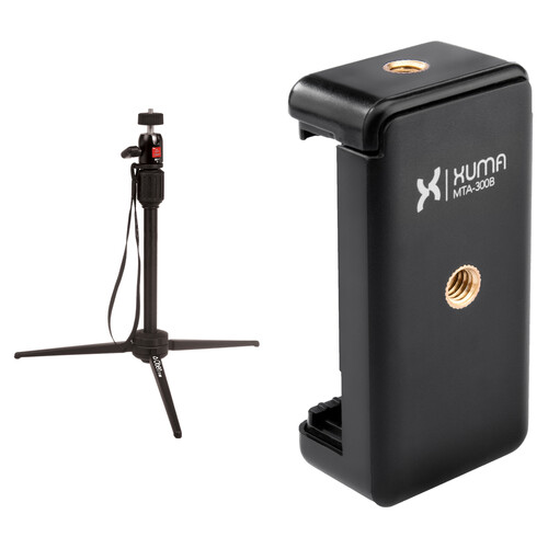 Oben TT-300 Tabletop Tripod and Xuma Smartphone Mount Kit