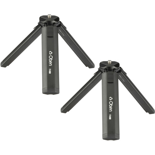 Oben TT-610B Aluminum Tabletop Tripod (2-Pack)