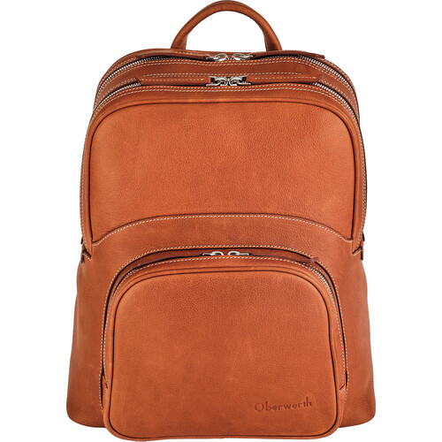 Oberwerth Q Backpack (Luxury Leather, Nutmeg Gold)