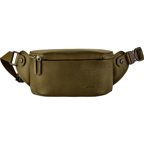 Oberwerth Sling Bag Pure (Full-Grain Saddle Leather, Olive Green)