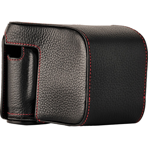 Oberwerth Everready Case for Leica Q3 (Black with Red Stiching)