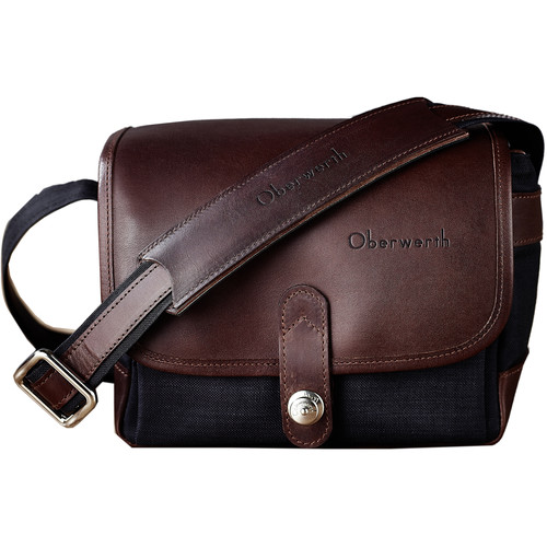 Oberwerth Frankfurt Camera Bag (Black/Dark Brown) FF-CS-LD 1802
