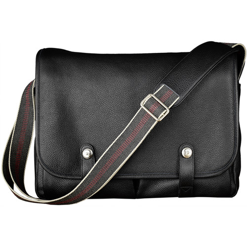 Oberwerth Richard Leather Messenger Camera Bag (Black)