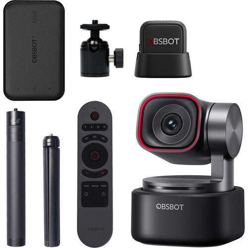 OBSBOT Tiny 3 Webcam with Streaming Combo