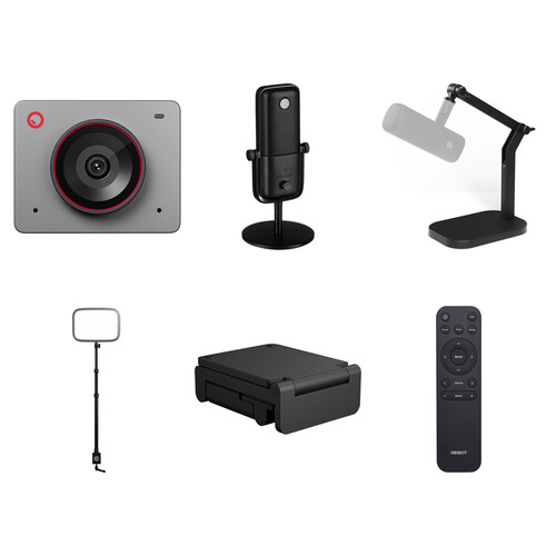 OBSBOT Meet 2 4K Webcam with Streamer Starter Kit (Space Gray)