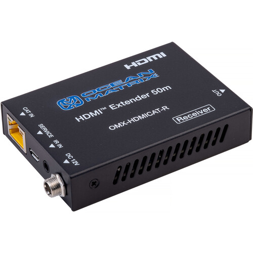 Ocean Matrix UHD 4K HDMI over Cat 6/7 Extender Receiver (115')