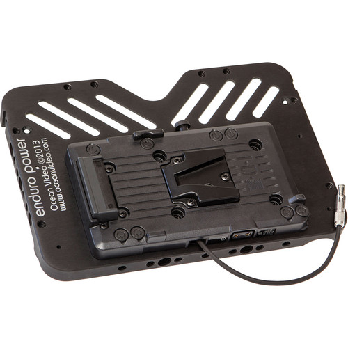 Ocean Video EnduroPower for Odyssey7 & 7Q Recorders with IDX V-Lock Battery Plate