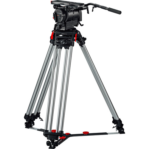 OConnor 2575E Head & 150mm Cine Tripod System with Floor Spreader
