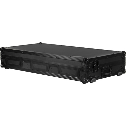 Odyssey Black Label Universal Flight Coffin Case with Full Glide Platform Fits 12" DJ Mixer Plus 2 Large-Format Media Players