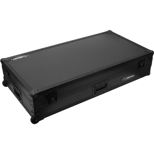 Odyssey Industrial Board Case for 12" DJ Mixer and Two Pioneer CDJ-3000 (All Black)