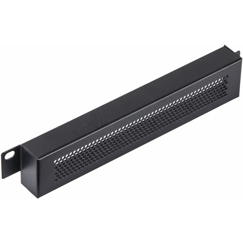 Odyssey ARHSCLP01 Half-Rack Mountable and Raised Perforated Security Panel (1 RU, Black)