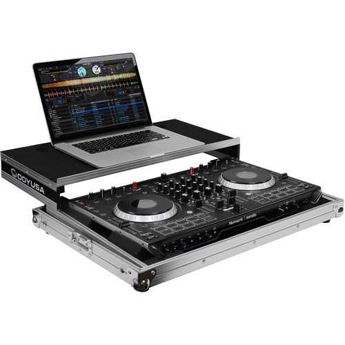 Odyssey Flight Ready Low-Profile Glide Style Case for Numark NS6II DJ Controller