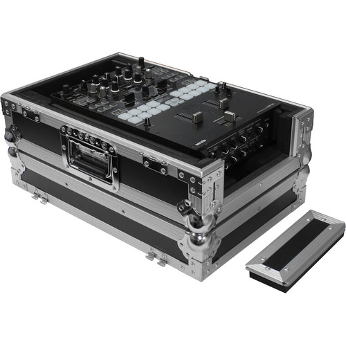 Odyssey Universal 10" Flight Zone DJ Mixer Case (Black & Chrome)