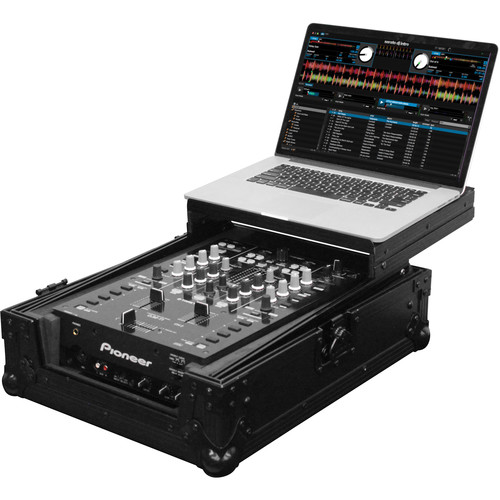 Odyssey FZGS10MX1BL Black Label Series Low Profile Glide Style Case for a 10" DJ Mixer