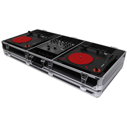 Odyssey Krom Series DJ Coffin for 2 x Numark PT01 K10PT01BLK B&H