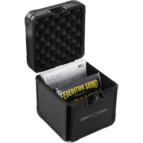 Odyssey Black Krom 7" Vinyl Utility Case for 60 Records