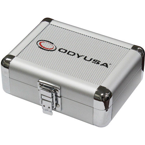Odyssey Krom Series 5 x 1.5 x 3.1" Compact Utility Accessory Case (Silver Diamond)