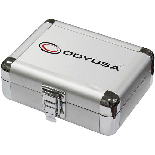 Odyssey Krom Series 5 x 1.5 x 3.1" Compact Utility Accessory Case (Silver)