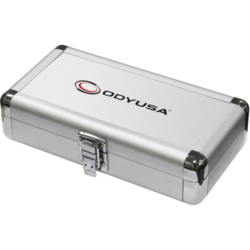 Odyssey Krom Series 7.75 x 1.5 x 3.1" Compact Utility Accessory Case (Silver)