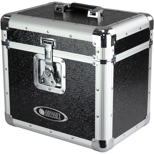 Odyssey Vintage Series Case for 12" Vinyl Records or LPs (Microcell Textured/Black)