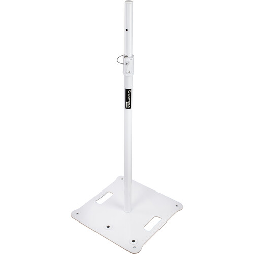 Odyssey Height-Adjustable Speaker Stand (45.2 to 72.5", White, Pair)