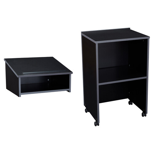 Oklahoma Sound Combo Series Tabletop Lectern and AV Cart