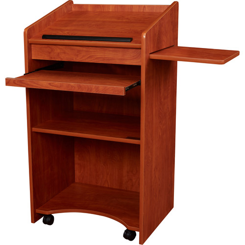 Oklahoma Sound Aristocrat Floor Lectern (Cherry Laminate)