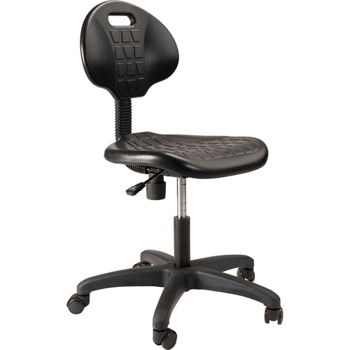 Oklahoma Sound Kangaroo Stool Adjustable Height Task Chair (Black, 16-21")