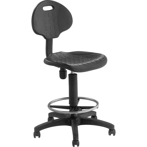 Oklahoma Sound Kangaroo Stool Adjustable Height Task Chair (Black, 22-32")