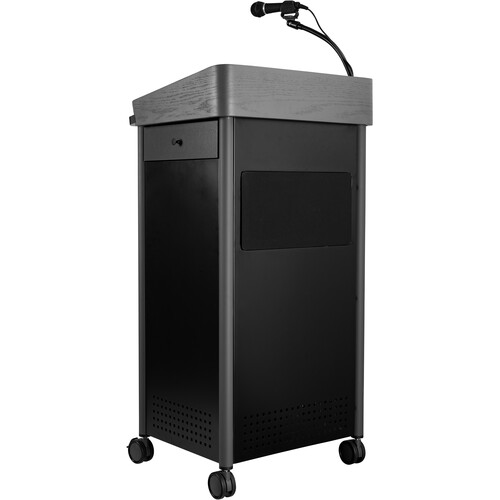 Oklahoma Sound Greystone Lectern with Sound (Charcoal)
