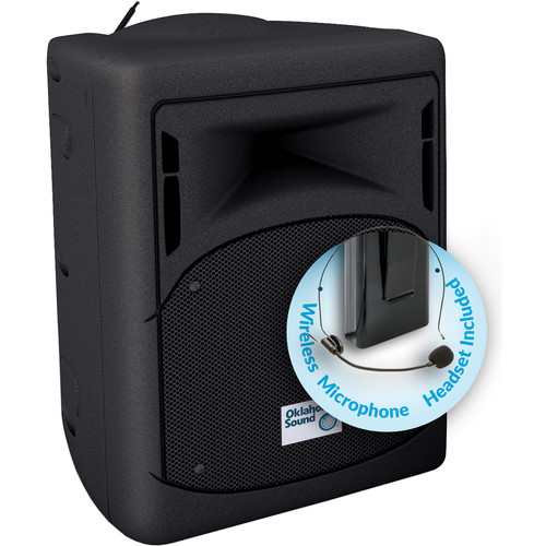Oklahoma Sound 40W Wireless PA System PRA-8000/PRA8-7 B&H Photo