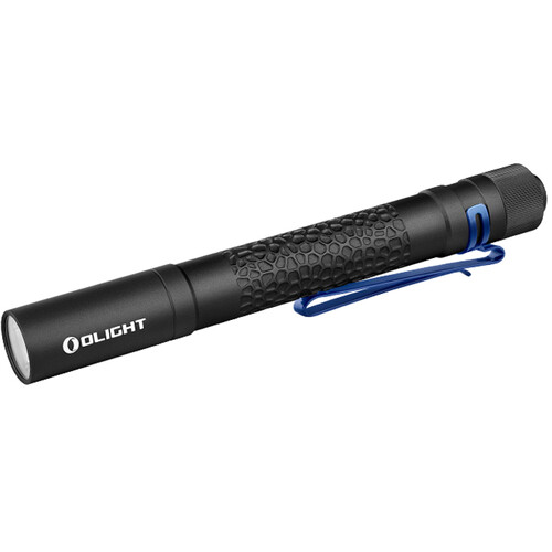 Olight i5T Plus Flashlight (Neutral White Beam, Pebble Etching, Black)