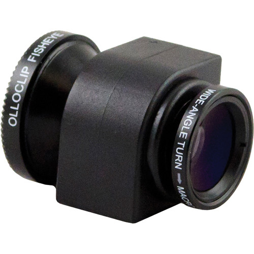olloclip 3-in-1 Lens System for iPhone 4/4S (Black)
