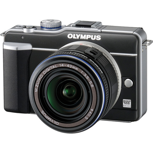 Olympus PEN E-PL1 Digital Camera (Black)
