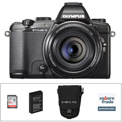 Olympus Stylus 1s Digital Camera Deluxe Kit