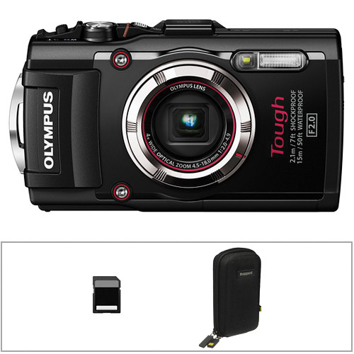 Olympus Stylus TOUGH TG-3 Digital Camera Basic Kit (Black)