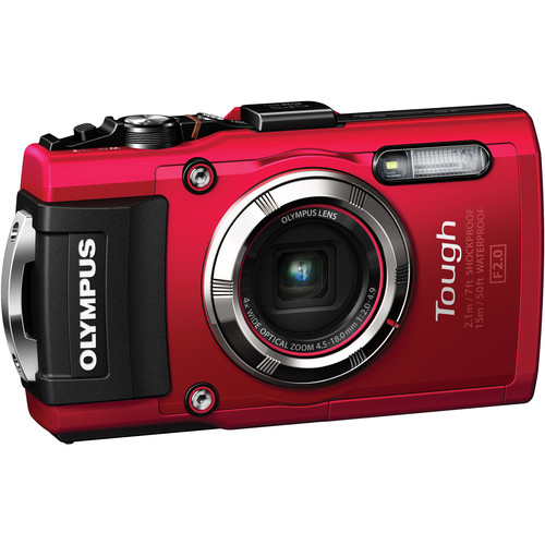 Olympus Stylus TOUGH TG-3 Digital Camera (Red)