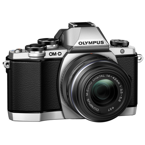 Olympus OM-D E-M10 Mirrorless Micro Four Thirds Digital Camera with 14-42mm Lens (Silver)