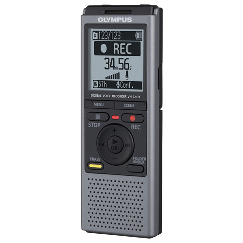 Olympus VN-721PC Digital Voice Recorder V405232TU000 B&H Photo